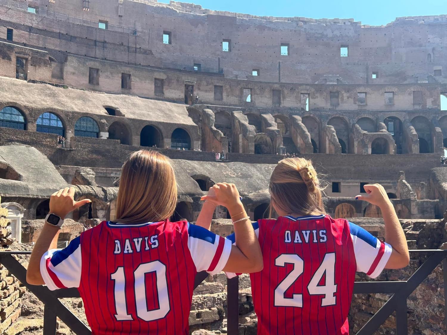 Group near the Colosseum